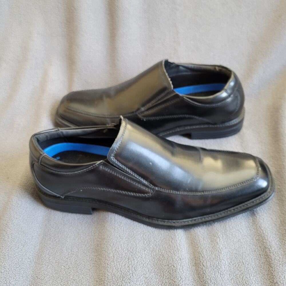DOCKERS STAIN DEFENDERS Men Shoes 12M Black SureGrip Slip Resistant Asymmectric - Picture 2 of 7